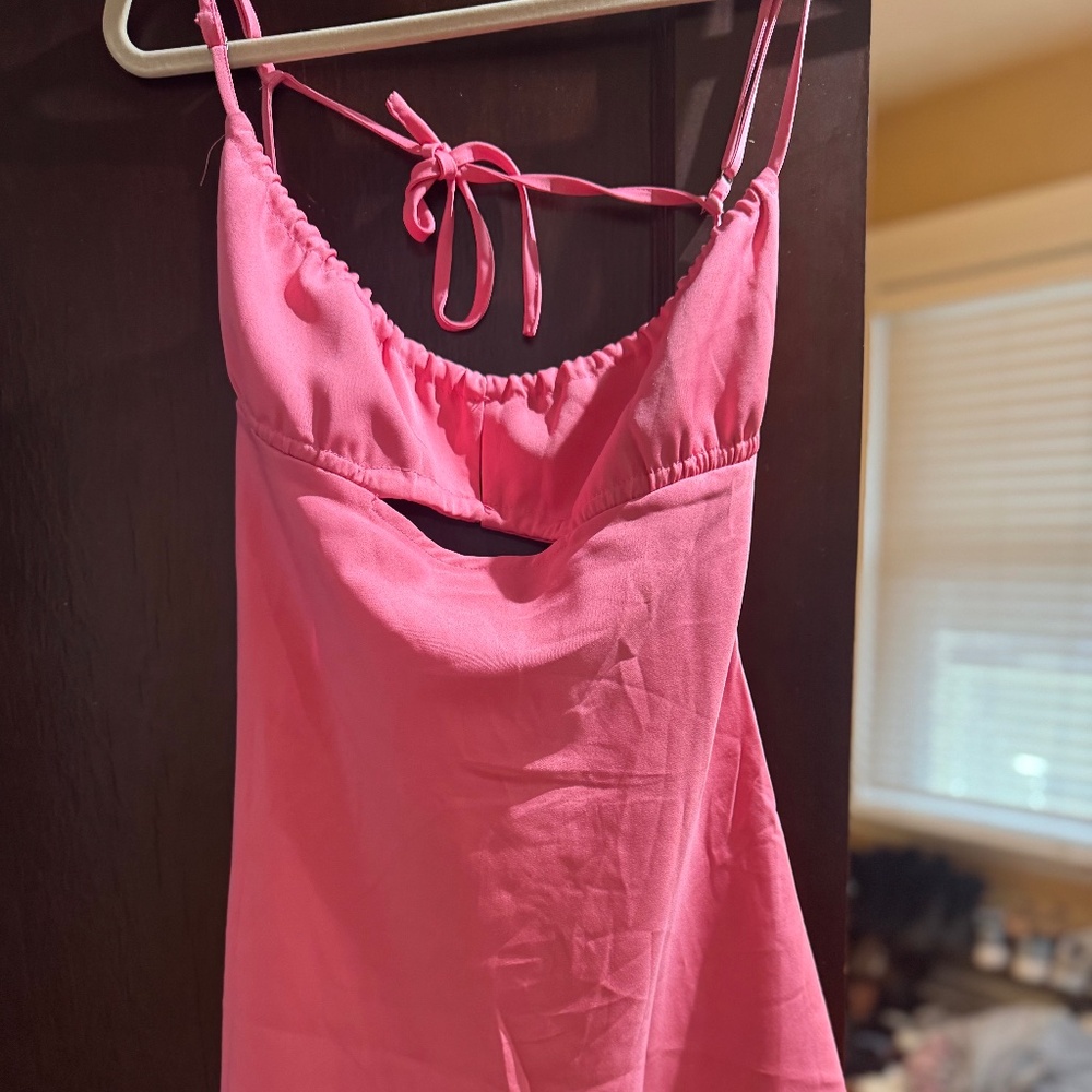 Into Methel Dress in Bubblegum Pink - Size Large